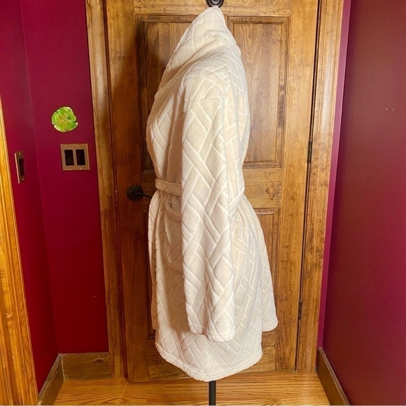 Hotel Spa Collection Luxury Feel Warm Women's Robe off white cream OS fits most - Picture 4 of 8